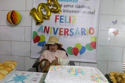  Moradora do Recanto da Vida celebra 103 anos 