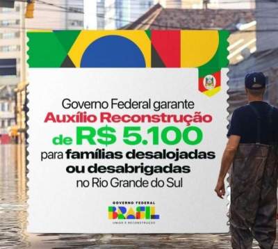 Prefeitura inicia cadastramento para o Auxílio Reconstrução