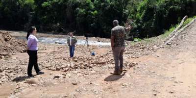 Engenheiros do IPHAE realizam vistoria na Ponte do Império