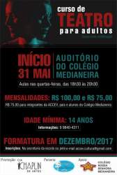 Accev oferece curso de teatro para adultos